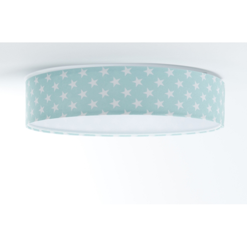 LED Plafonjera GALAXY KIDS LED/24W/230V zvezdice zelena/bela