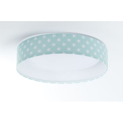 LED Plafonjera GALAXY KIDS LED/24W/230V zvezdice zelena/bela