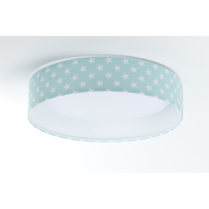 LED Plafonjera GALAXY KIDS LED/24W/230V zvezdice zelena/bela