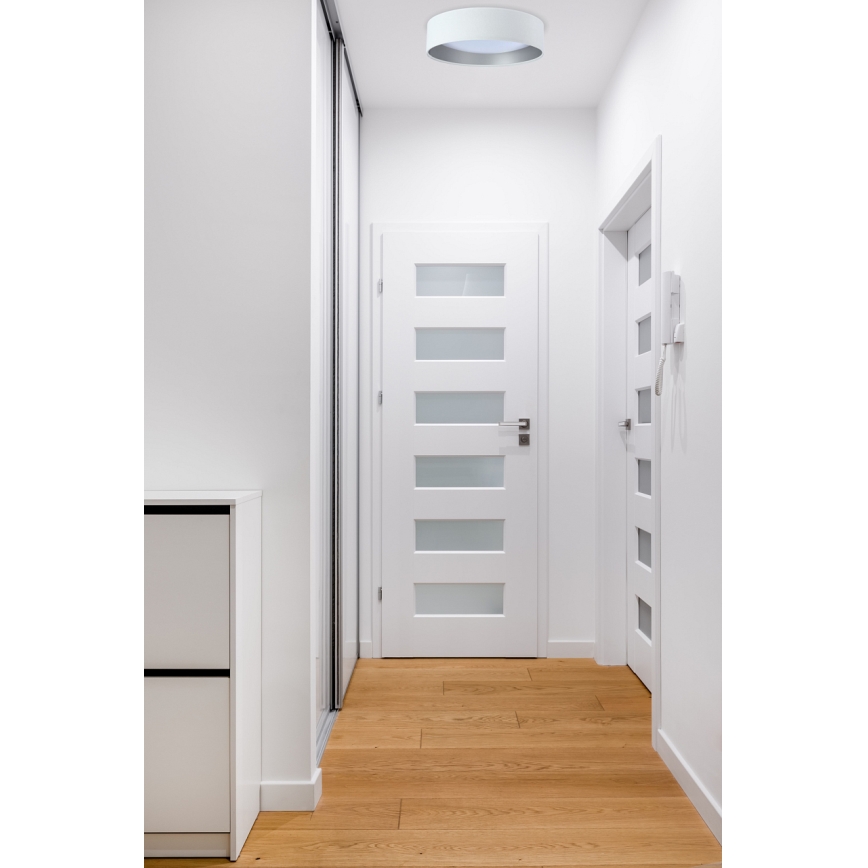 LED Plafonjera GALAXY LED/24W/230V bela/srebrno