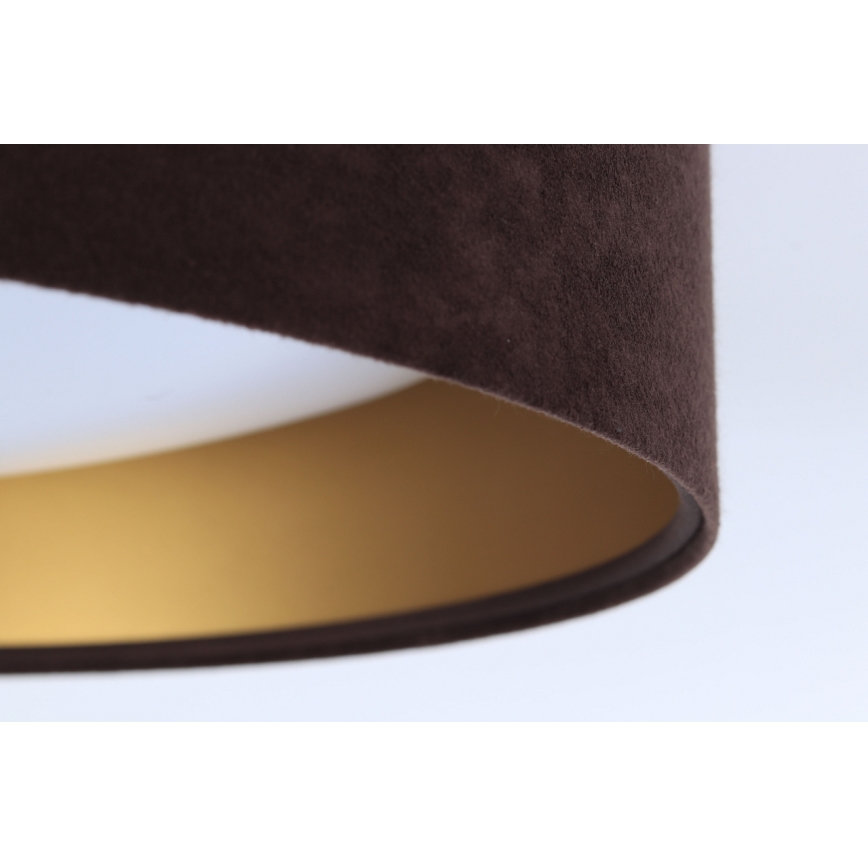 LED Plafonjera GALAXY LED/24W/230V braon/zlatna