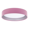 LED Plafonjera GALAXY LED/24W/230V roze/srebrno