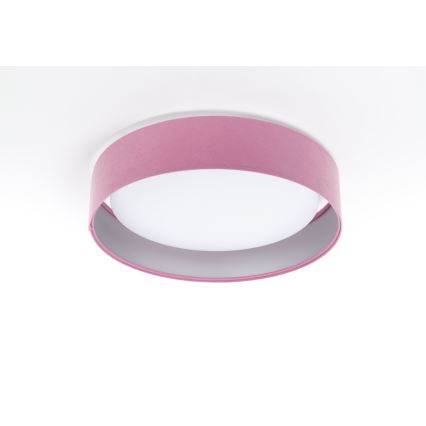 LED Plafonjera GALAXY LED/24W/230V roze/srebrno