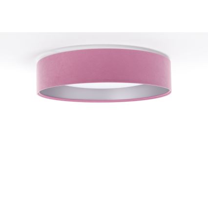 LED Plafonjera GALAXY LED/24W/230V roze/srebrno