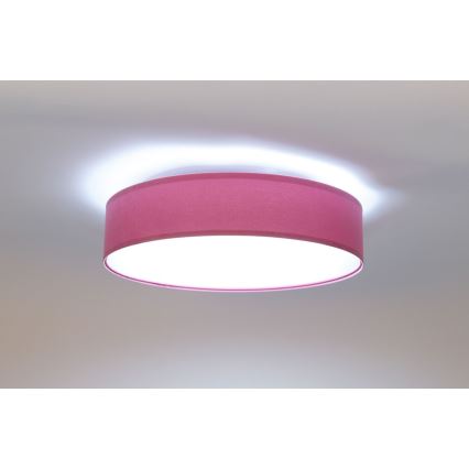 LED Plafonjera GALAXY LED/24W/230V roze/srebrno