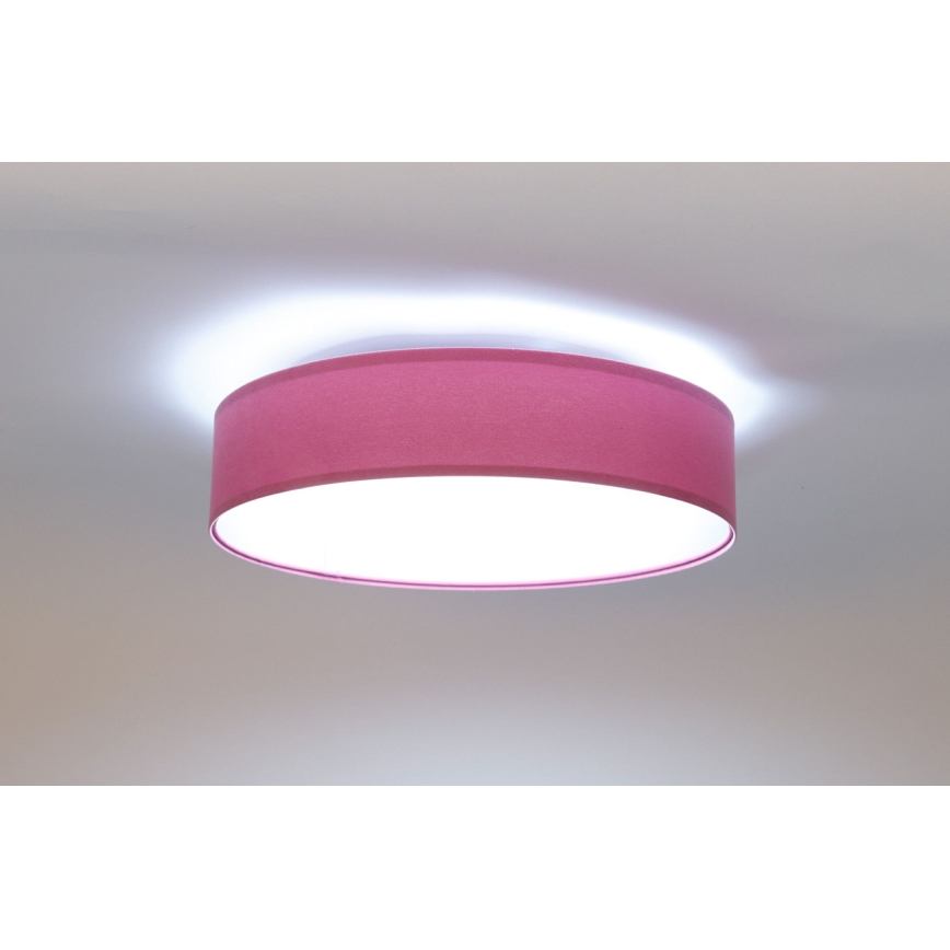 LED Plafonjera GALAXY LED/24W/230V roze/srebrno