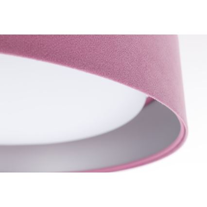 LED Plafonjera GALAXY LED/24W/230V roze/srebrno