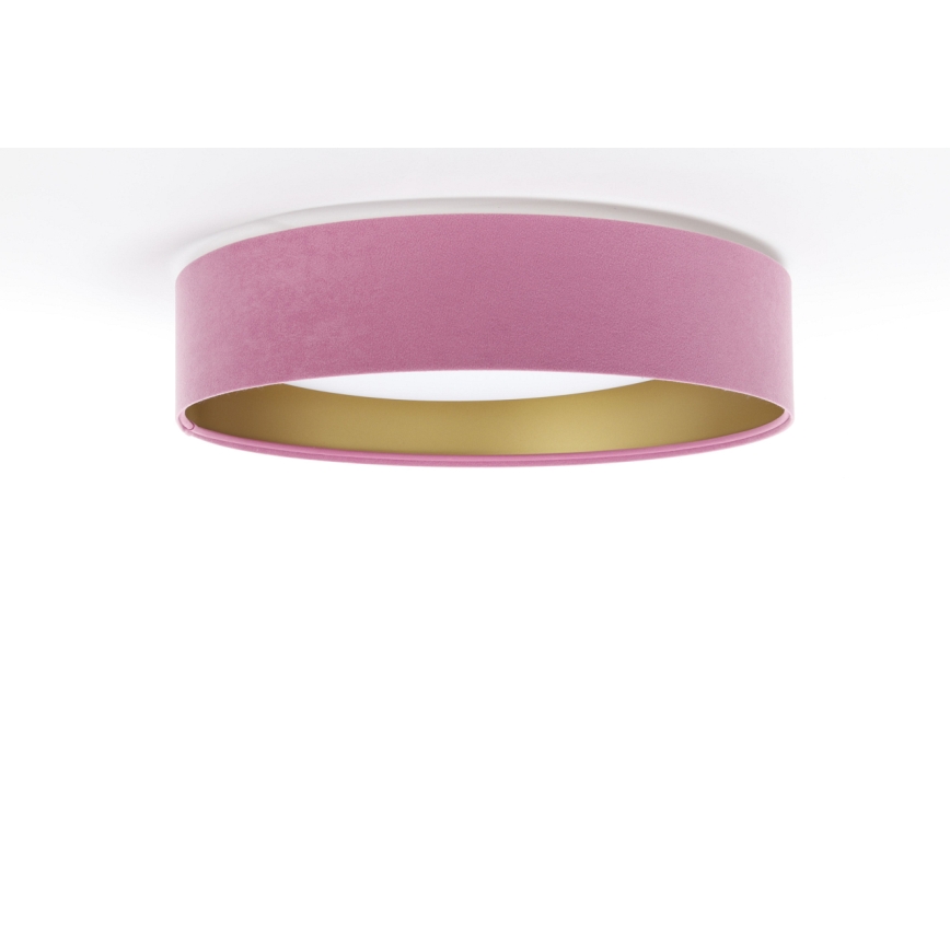 LED Plafonjera GALAXY LED/24W/230V roze/zlatna