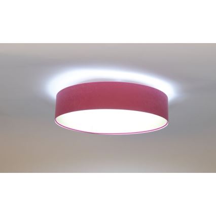 LED Plafonjera GALAXY LED/24W/230V roze/zlatna