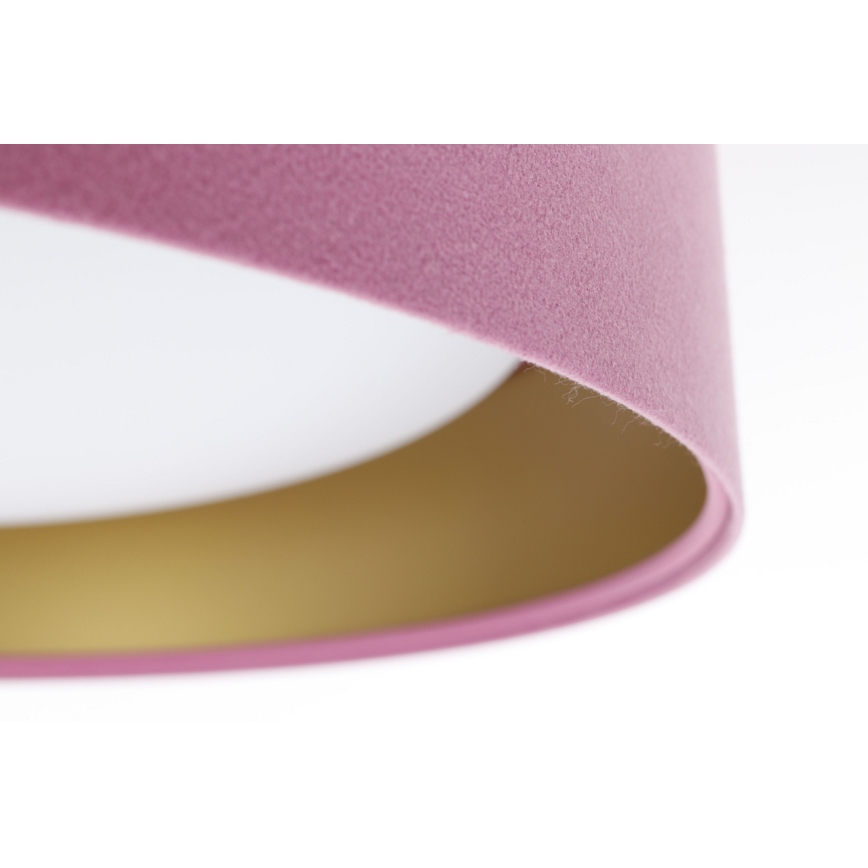 LED Plafonjera GALAXY LED/24W/230V roze/zlatna