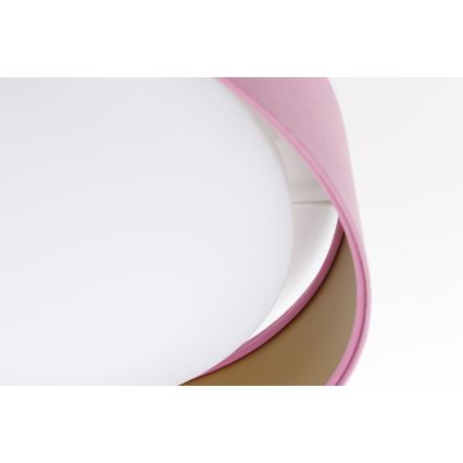 LED Plafonjera GALAXY LED/24W/230V roze/zlatna