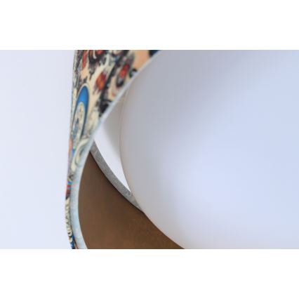 LED Plafonjera GALAXY LED/24W/230V šarena/zlatna