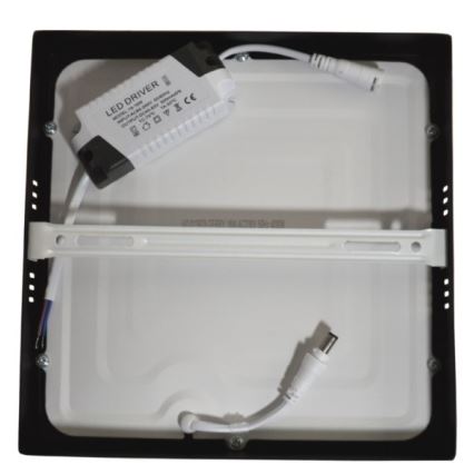 LED Plafonjera GERRY LED/18W/230V 4000K crno