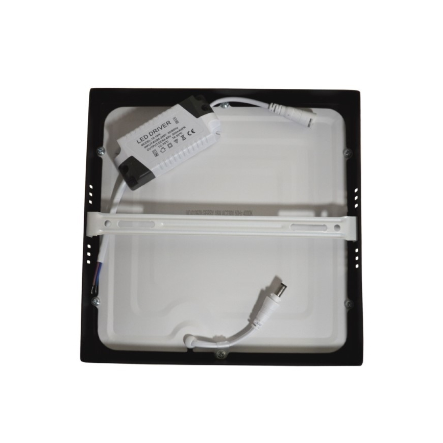 LED Plafonjera GERRY LED/18W/230V 4000K crno