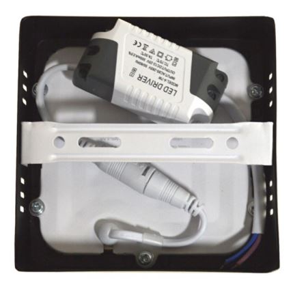 LED Plafonjera GERRY LED/6W/230V 4000K crno