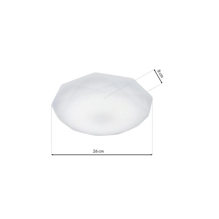 LED Plafonjera HEX LED/12W/230V