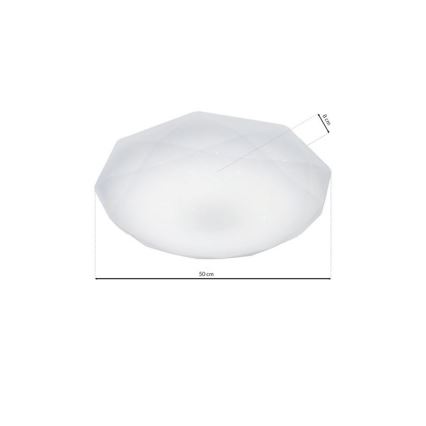 LED plafonjera HEX LED/24W/230V