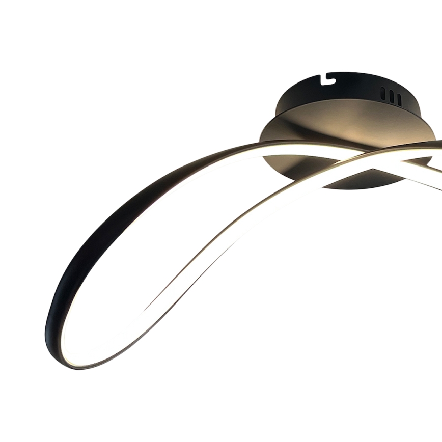 LED Plafonjera INFINITY LED/21W/230V crno