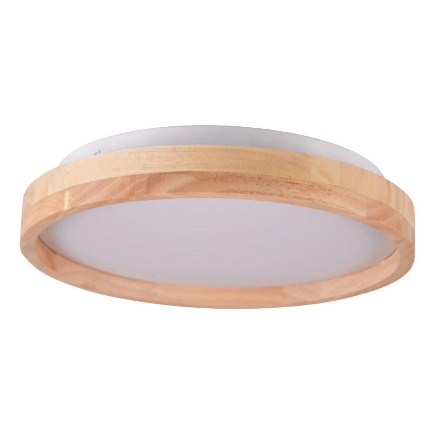 LED Plafonjera JANUSZ LED/12W/230V pr. 27 cm IP44 hrast