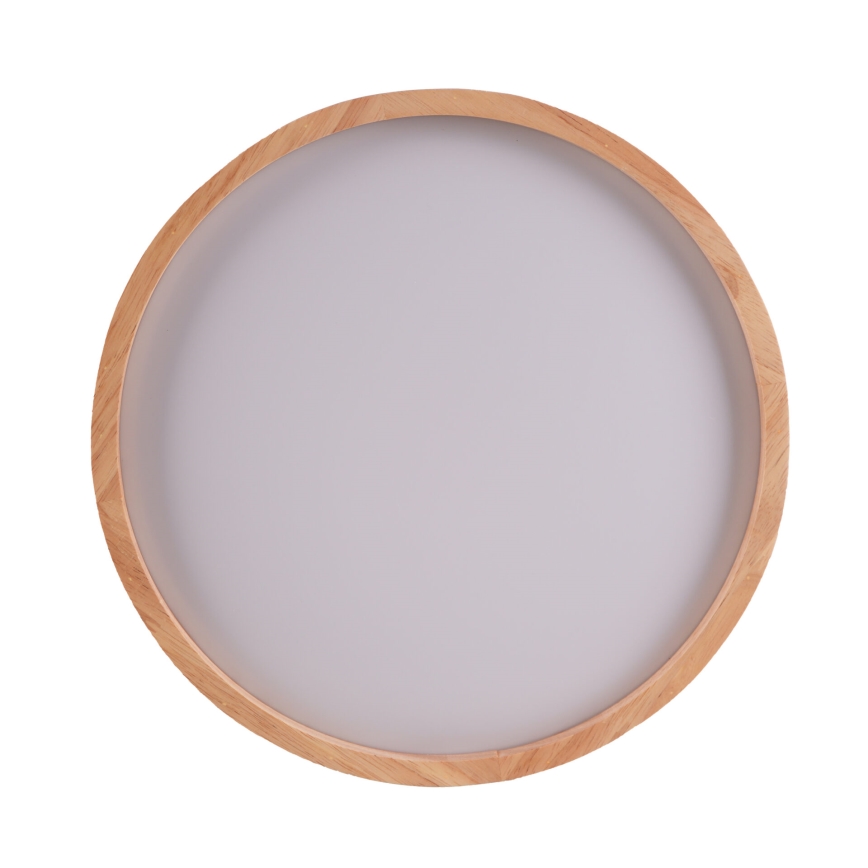 LED Plafonjera JANUSZ LED/12W/230V pr. 27 cm IP44 hrast