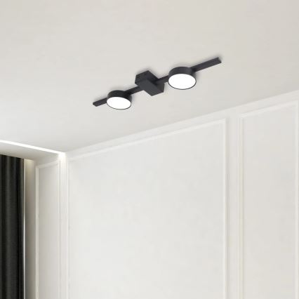 LED Plafonjera JOY 2xGX53/6W/230V crno