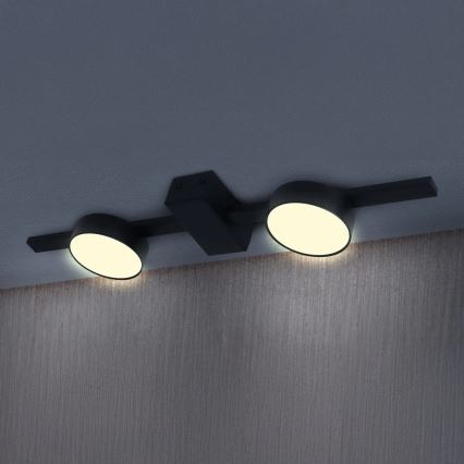 LED Plafonjera JOY 2xGX53/6W/230V crno