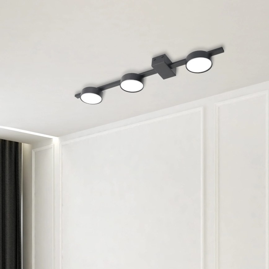 LED Plafonjera JOY 3xGX53/6W/230V crno