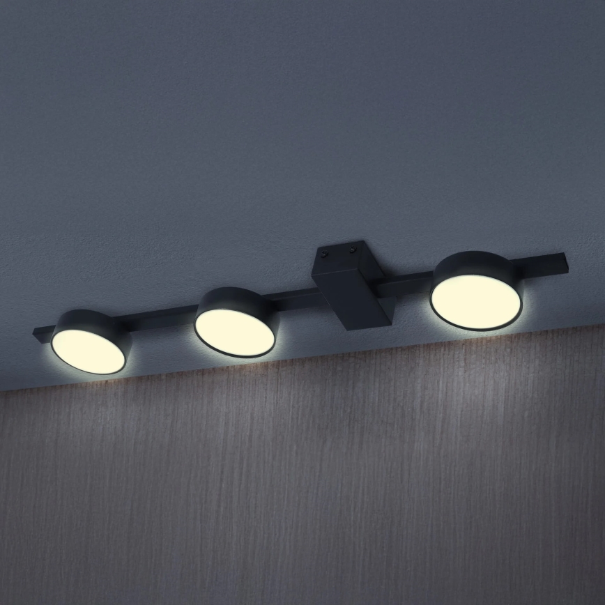 LED Plafonjera JOY 3xGX53/6W/230V crno