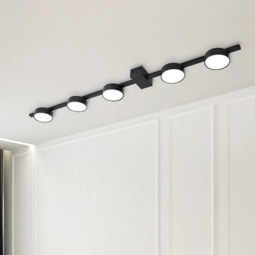 LED Plafonjera JOY 5xGX53/6W/230V crno
