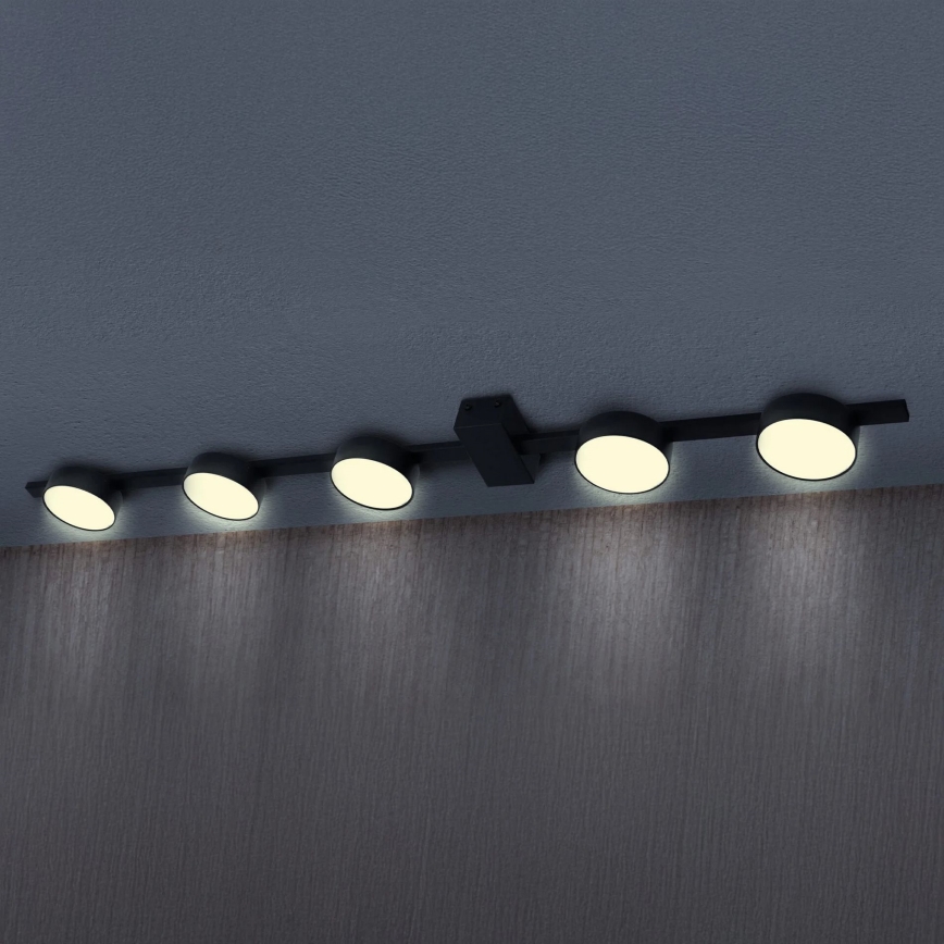 LED Plafonjera JOY 5xGX53/6W/230V crno