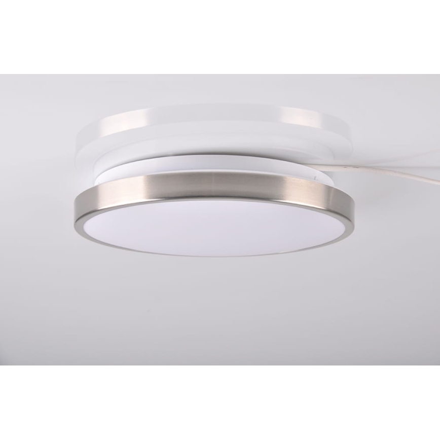 LED Plafonjera KERN LED/15W/230V nikl