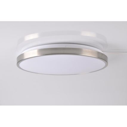 LED Plafonjera KERN LED/24W/230V nikl