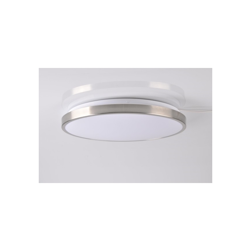 LED Plafonjera KERN LED/24W/230V nikl