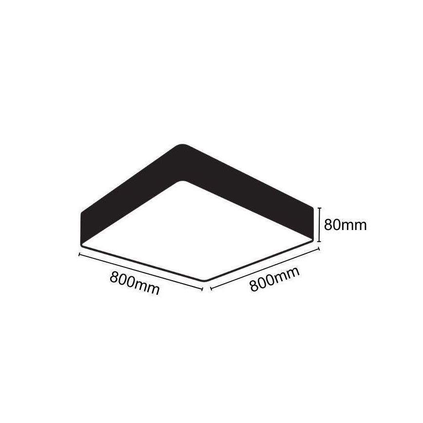 LED Plafonjera LED/110W/230V 4000K 80x80 cm