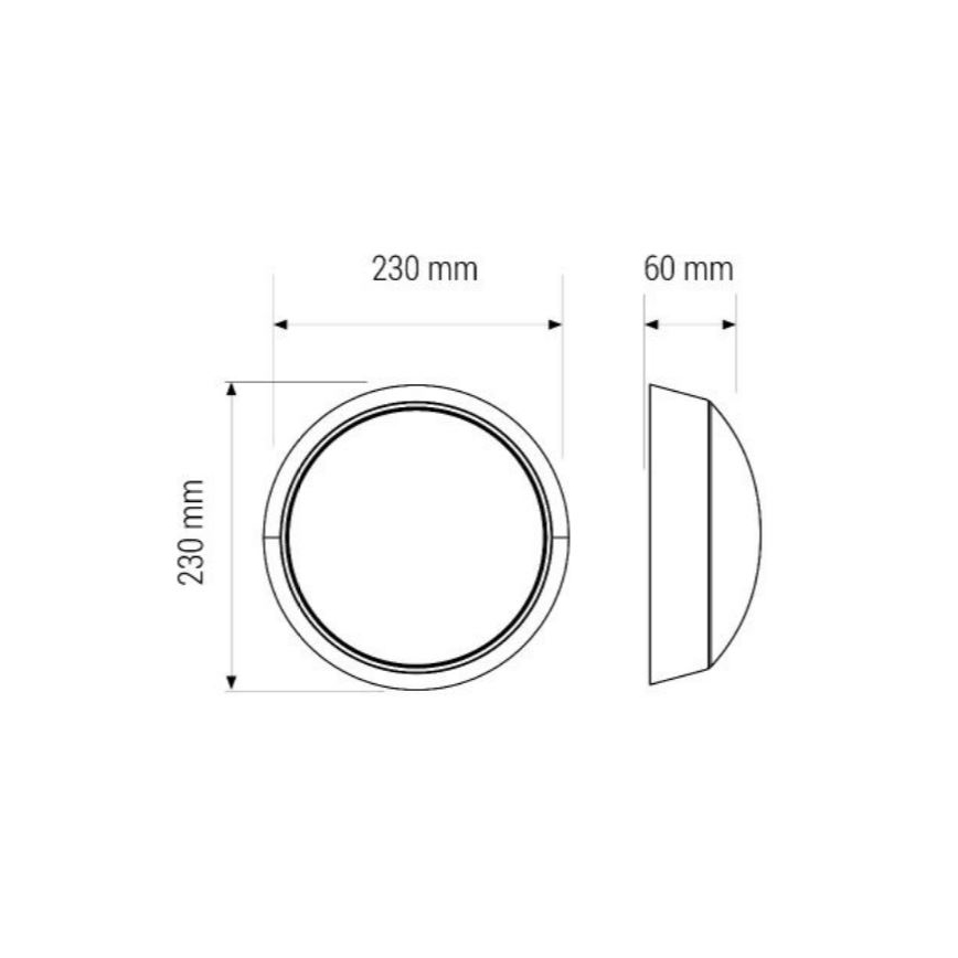 LED Plafonjera LED/11W/230V IP40