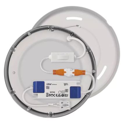 LED Plafonjera NEXXO LED/12,5W/230V 3000/3500/4000K pr. 17 cm mat krom
