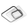 LED Plafonjera LED/120W/230V 3000-5000K crno/sivo