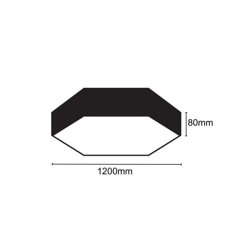 LED Plafonjera LED/120W/230V 4000K pr. 120 cm