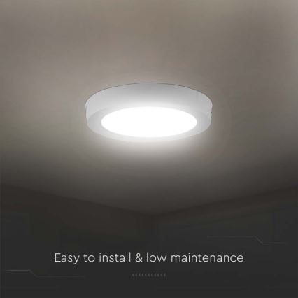 LED Plafonjera LED/12W/230V 3000K bela