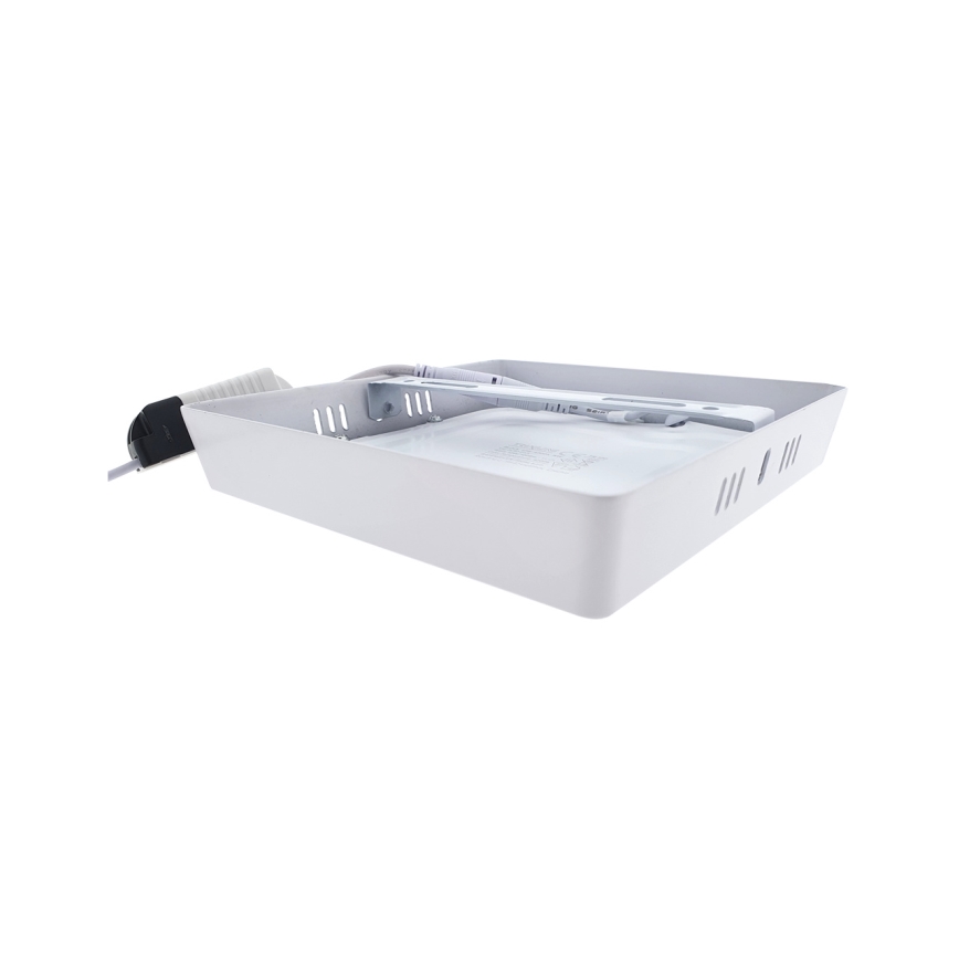 LED Plafonjera LED/12W/230V 4200K 16,3x16,3 cm bela