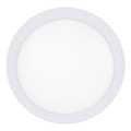 LED Plafonjera LED/12W/230V 4200K pr. 16 cm bela