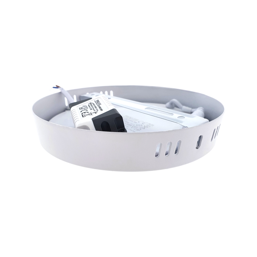 LED Plafonjera LED/12W/230V 4200K pr. 16 cm bela
