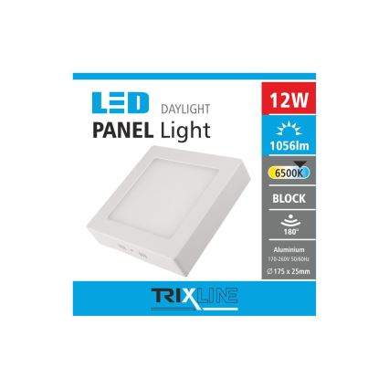 LED Plafonjera LED/12W/230V 6500K