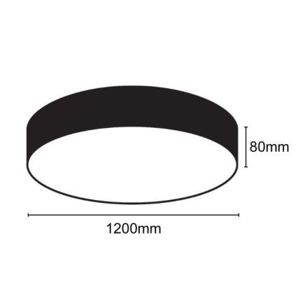 LED Plafonjera LED/150W/230V 4000K pr. 120 cm