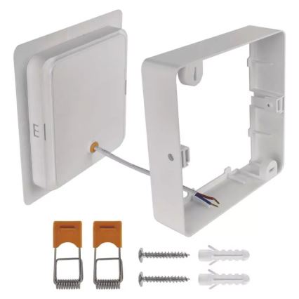 LED Plafonjera LED/18W/230V 17x17 cm bela