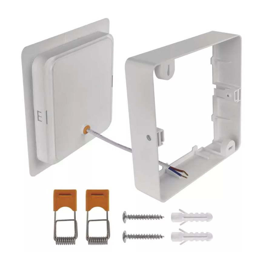LED Plafonjera LED/18W/230V 17x17 cm bela