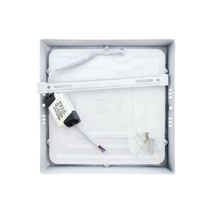 LED Plafonjera LED/18W/230V 2700K 21x21 cm bela