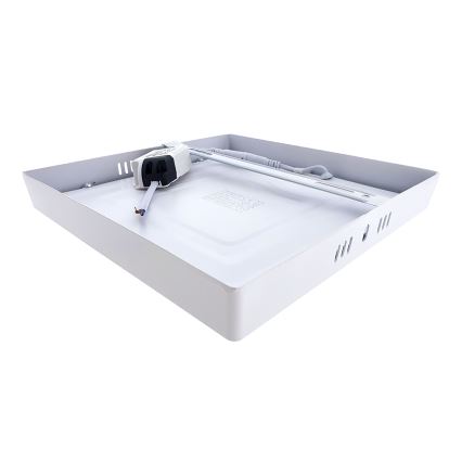 LED Plafonjera LED/18W/230V 2700K 21x21 cm bela
