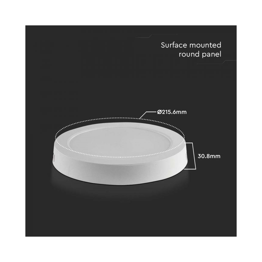 LED Plafonjera LED/18W/230V 6500K pr. 21,6 cm