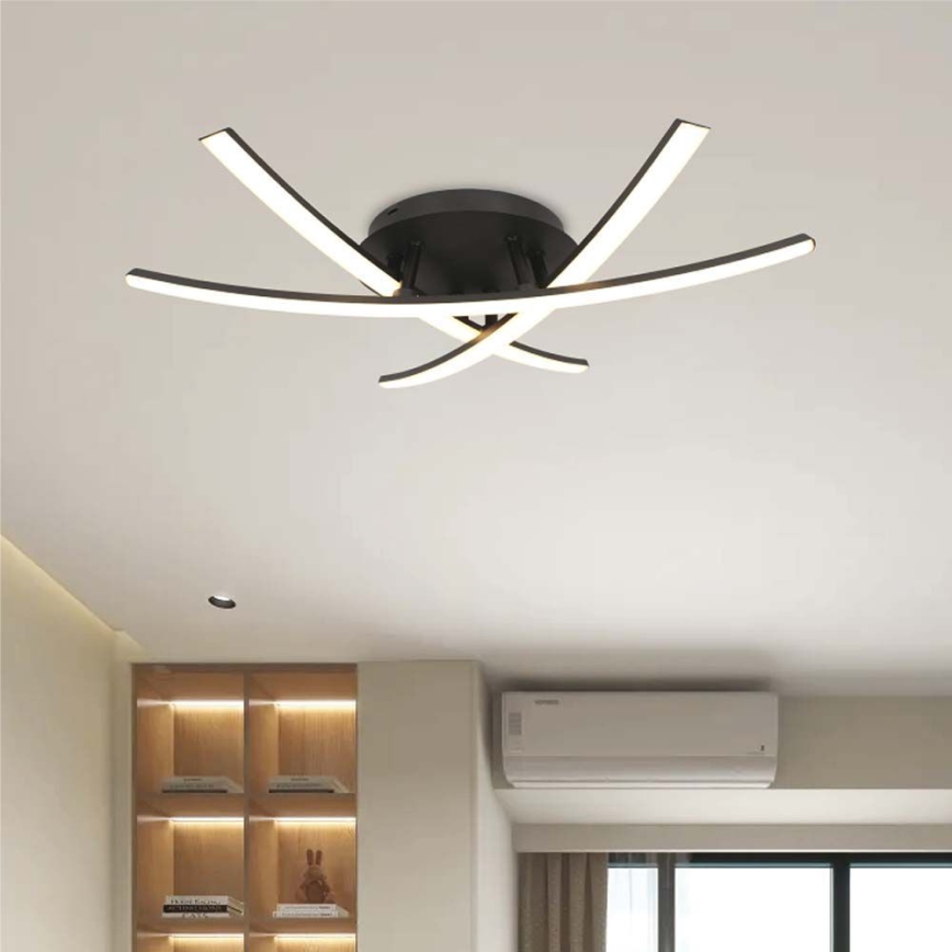 LED Plafonjera LED/20W/230V 3000K crno